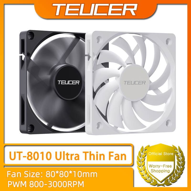 Esports Gaming Fan - TEUCER UT-8010 Ultra-ince Kasa Fanı 80x10mm