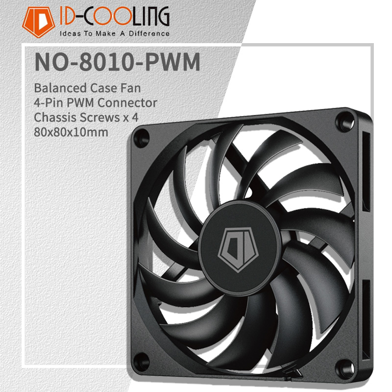 ID-COOLING NO-8010-PWM 80MM PC - Esports Gaming Fan incelemesi ve fiyatı