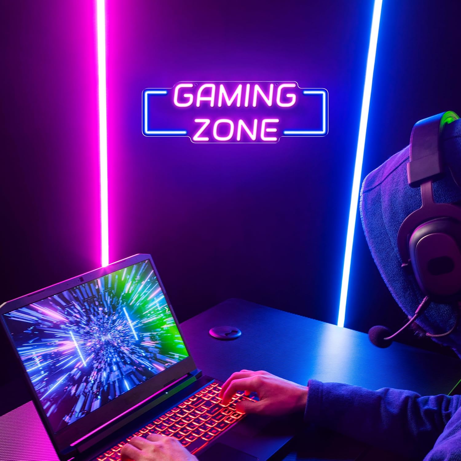 Oyun Alanı Neon Tabelası USB L - Esports Gaming Zone incelemesi ve fiyatı
