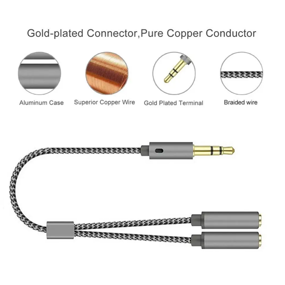 Kulaklık Ayırıcı 3.5mm Ses + M - Esports Gaming Splitter incelemesi ve fiyatı