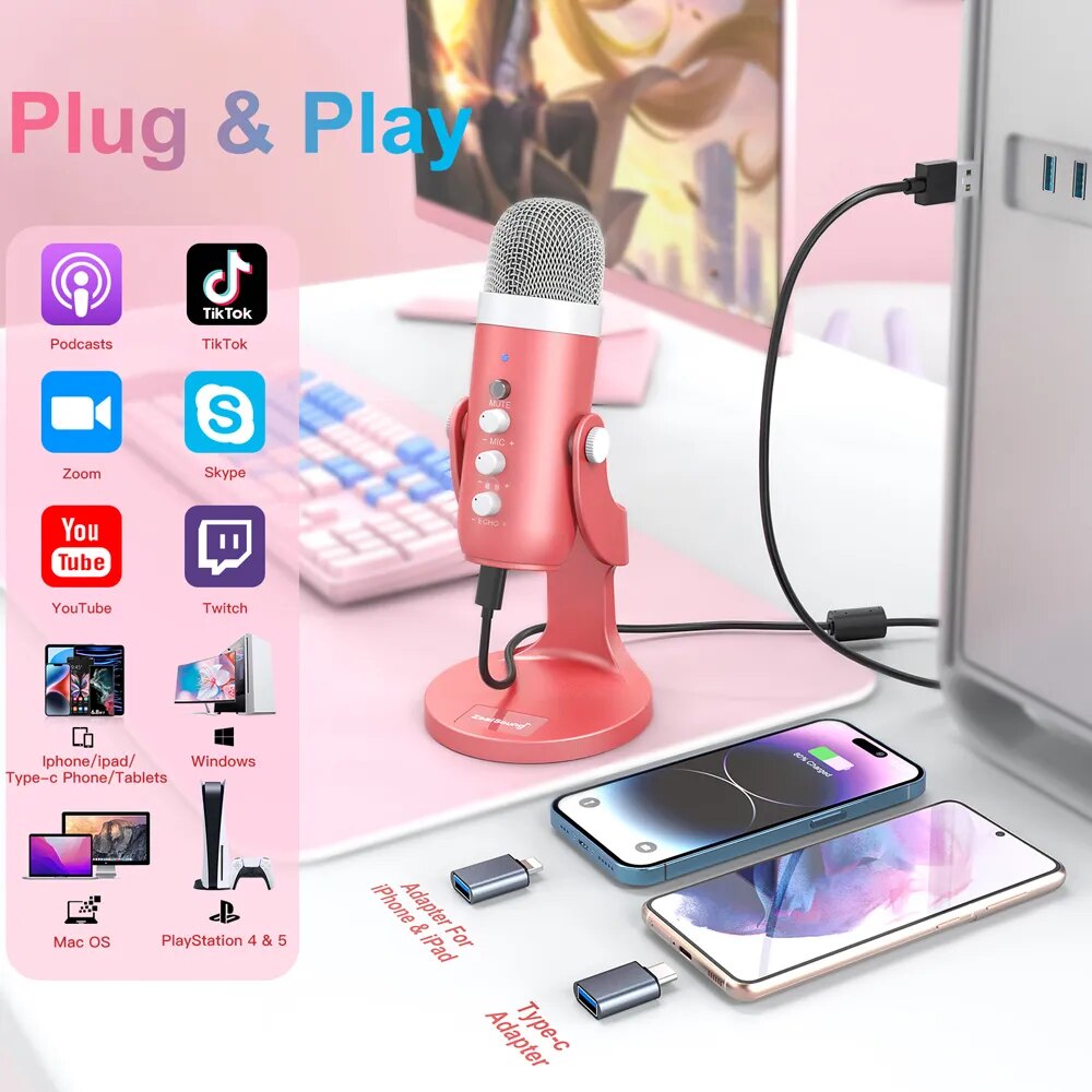 Haomuren USB Kondenser Mikrofo - Streaming Mic Condenser incelemesi ve fiyatı