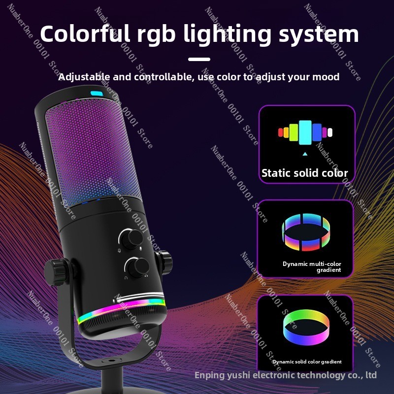 USB RGB Kondenser Mikrofon Can - Streaming Mic Condenser incelemesi ve fiyatı