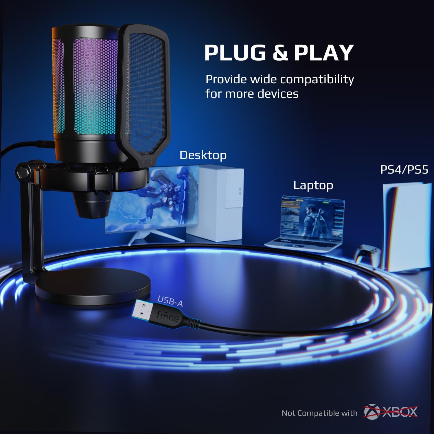 FIFINE AmpliGame Oyun Mikrofon - Streaming Mic Condenser incelemesi ve fiyatı