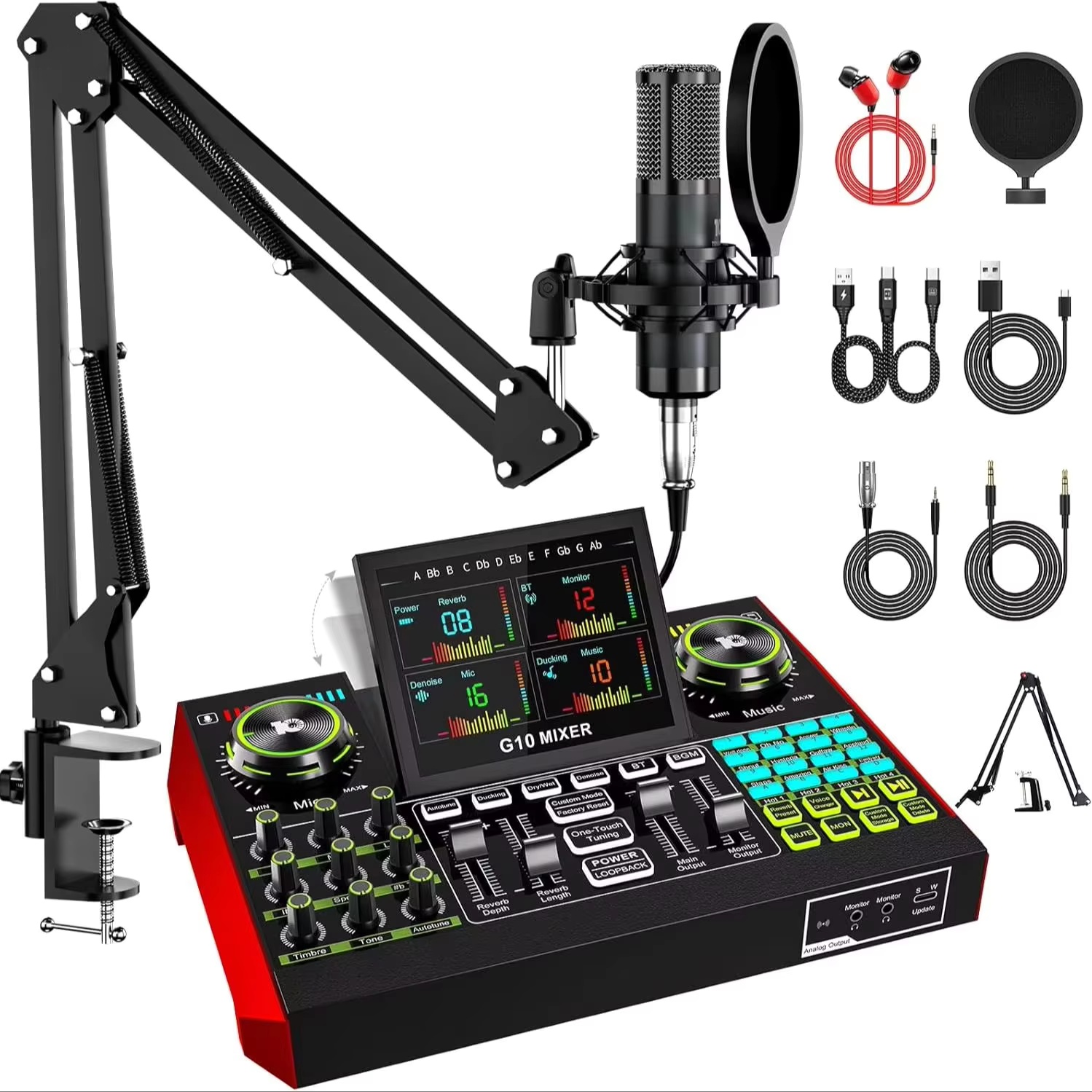 Tenlamp G10 Canlı Yayın Ses Ar - Streaming Mic Condenser incelemesi ve fiyatı