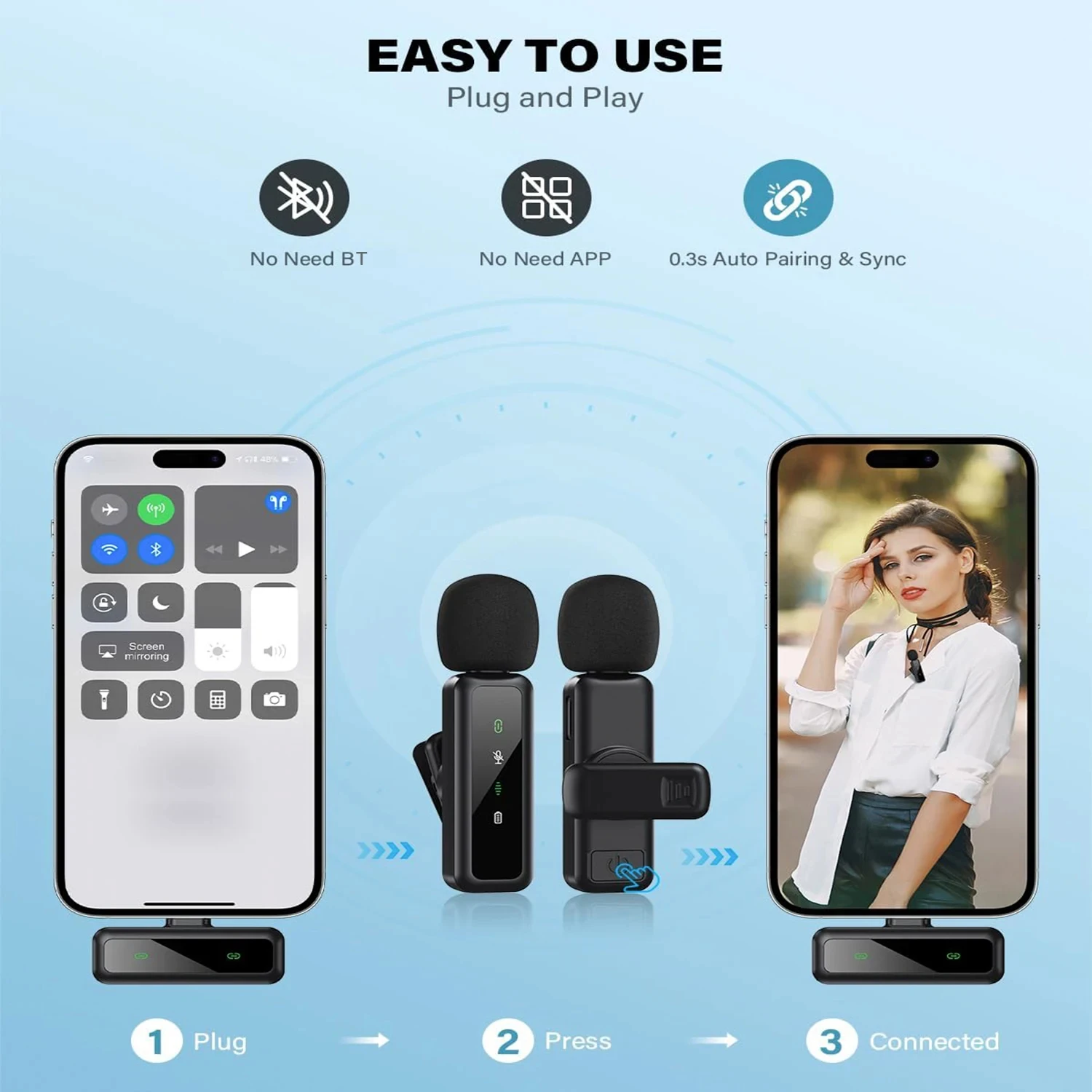 Yaka Kablosuz Mikrofon 80 mAh  - Streaming Mic Condenser incelemesi ve fiyatı
